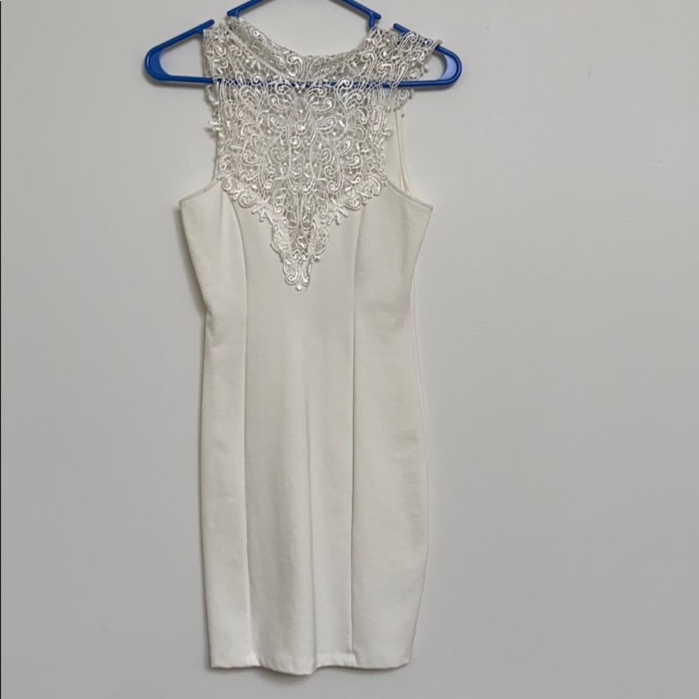 Cream and white Lacey dress